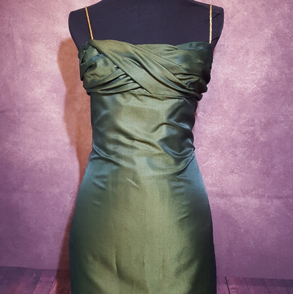 Andrea Polizzi for Rex Lester Green Dress - Sz 8